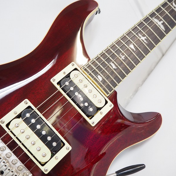 実際に弊社で買取させて頂いた★PRS/Paul Reed Smith/ポールリードスミス SE Standard 24 バードインレイ コイルタップ搭載 ギグケース付の画像 5枚目