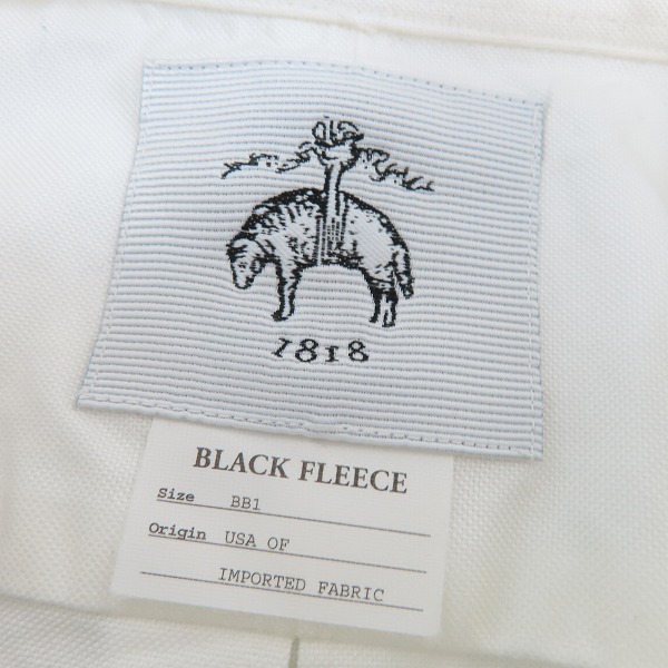 実際に弊社で買取させて頂いたBLACK FLEECE by Brooks Brothers/ブラックフリース ブルックスブラザーズ ボタンダウンシャツ/BB1の画像 2枚目