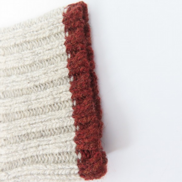 実際に弊社で買取させて頂いた【未使用】BROOKS BROTHERS Red Fleece/ブルックスブラザーズレッドフリース ハーフボタンニット/Sの画像 6枚目