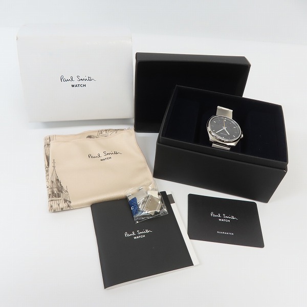 実際に弊社で買取させて頂いたPaul Smith/ポールスミス クォーツ 腕時計 F335-S082561【動作未確認】の画像 8枚目
