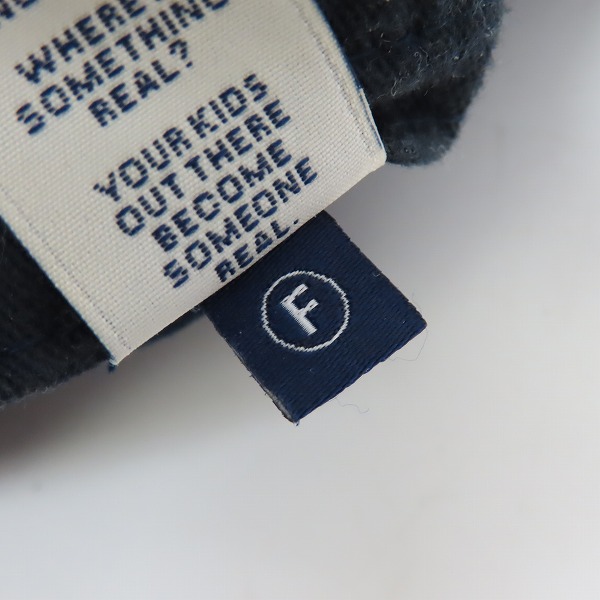 実際に弊社で買取させて頂いたDESCENDANT/ディセンダント cachalot 刺繍 キャップ/帽子 ブルー/Fの画像 5枚目