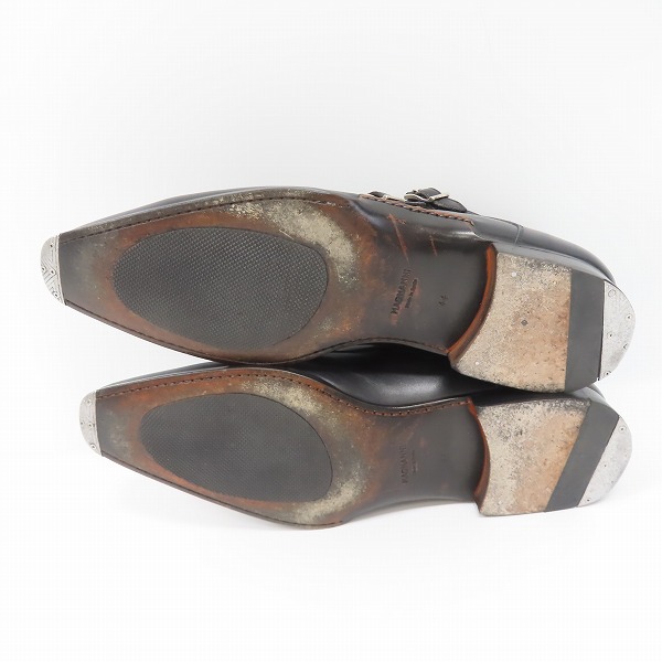 実際に弊社で買取させて頂いたMAGNANNI/マグナーニ トリプルモンク ストラップシューズ 18727 /44の画像 2枚目