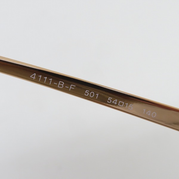 実際に弊社で買取させて頂いたBVLGARI/ブルガリ メガネフレーム アイウェア 4111-B-F 501の画像 5枚目