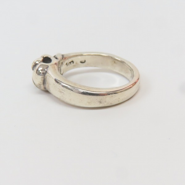 実際に弊社で買取させて頂いたBILL WALL LEATHER/ビルウォールレザー グッドラックスカル リング/17-18号の画像 2枚目