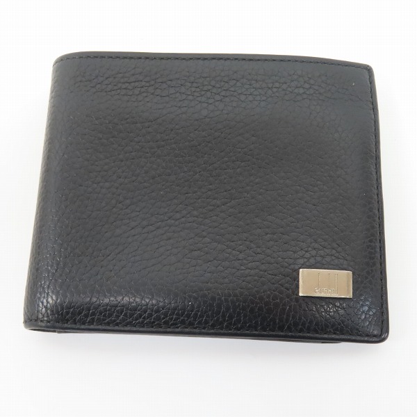 実際に弊社で買取させて頂いたDunhill/ダンヒル ロゴプレート レザー 二つ折り財布