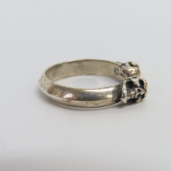 実際に弊社で買取させて頂いたBILL WALL LEATHER/BWL/ビルウォールレザー ダブルスカルリング R438 11.5号の画像 4枚目