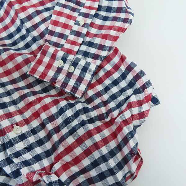 実際に弊社で買取させて頂いたBROOKS BROTHERS/ブルックスブラザーズ ボタンダウンシャツ ブロックチェック/Sの画像 5枚目