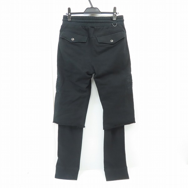実際に弊社で買取させて頂いたMoonage Devilment/ムーンエイジデビルメント レイヤード スウェット カーゴパンツ mpt-0035/46の画像 1枚目