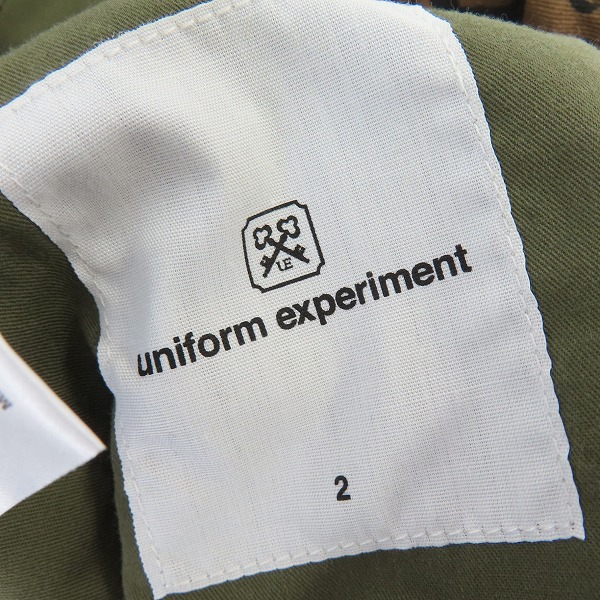 実際に弊社で買取させて頂いたuniform experiment/ユニフォームエクスペリメント サイドパネルイージーショーツ カモフラ柄 UE-160080/2の画像 2枚目
