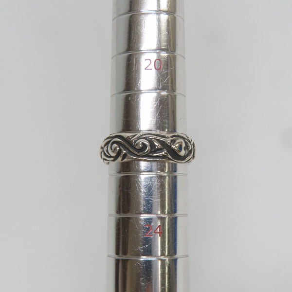 実際に弊社で買取させて頂いたBILL WALL LEATHER/ビルウォールレザー ハートリング/22-23号の画像 7枚目