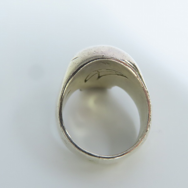 実際に弊社で買取させて頂いたCRAZY PIG/クレイジーピッグ スモールエビルスカルリング 9.5-11.5号の画像 5枚目