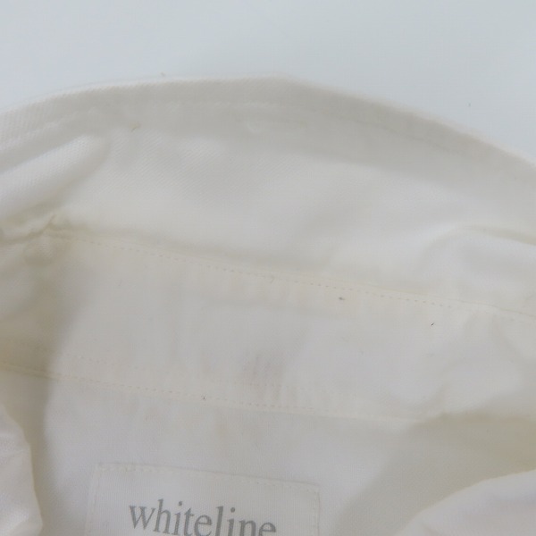 実際に弊社で買取させて頂いたuniform experiment/ユニフォームエクスペリメント whiteline RECONSTRUCTED SIDE PANEL B.D SHIRT UE-145020/3の画像 6枚目