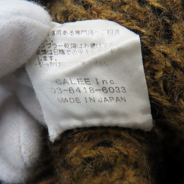 実際に弊社で買取させて頂いたCALEE/キャリー ニット/セーター Mの画像 4枚目