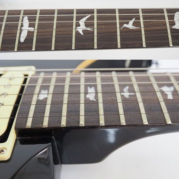 実際に弊社で買取させて頂いた★PRS/Paul Reed Smith/ポールリードスミス SE Custom 24 バードインレイ コイルタップ搭載 ギグケース付の画像 4枚目