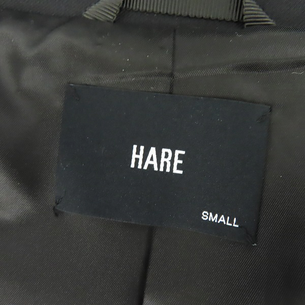 実際に弊社で買取させて頂いたHARE/ハレ ショート トレンチコート/ジャケット HA030325AD/Sの画像 2枚目