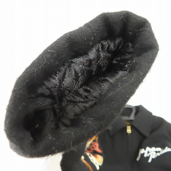 実際に弊社で買取させて頂いたCALEE/キャリー 16AW 刺繍デザイン Melton souvenir jacket/メルトン スーベニア ジャケット/Lの画像 7枚目