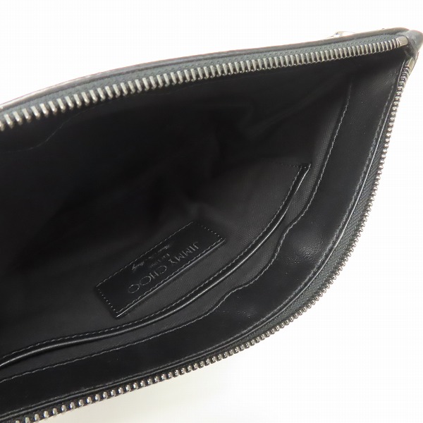実際に弊社で買取させて頂いたJIMMY CHOO/ジミー チュウ DEREK/デレク スタースタッズ クラッチバッグの画像 3枚目