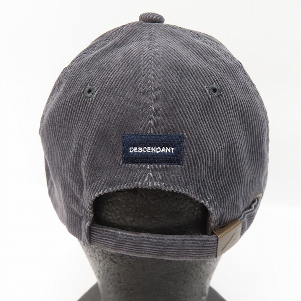 実際に弊社で買取させて頂いたDESCENDANT/ディセンダント コーデュロイ キャップ 帽子/Ｆの画像 2枚目