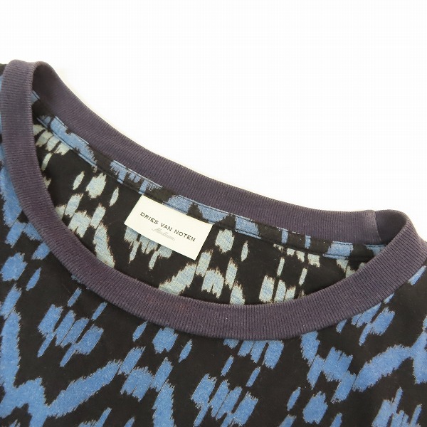 実際に弊社で買取させて頂いたDRIES VAN NOTEN/ドリスヴァンノッテン 総柄Tシャツ/Mの画像 4枚目