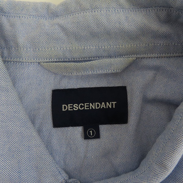 実際に弊社で買取させて頂いたDESCENDANT/ディセンダント 長袖 ボタンシャツ 胸刺繍 /1の画像 2枚目