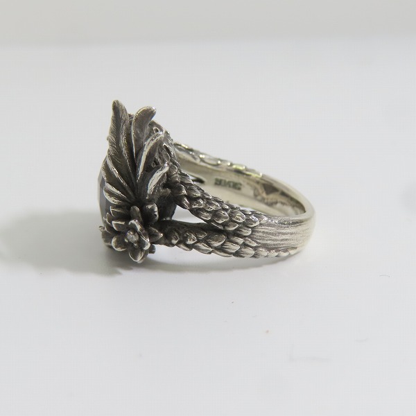 実際に弊社で買取させて頂いたBloody Mary/ブラッディマリー 2012 Christmas限定 ディヴァインリング w/スモーキークォーツ/ダイヤ 13号の画像 2枚目