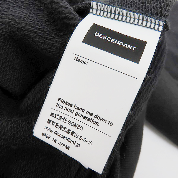 実際に弊社で買取させて頂いたDESCENDANT/ディセンダント ハーフジップ トレーナー/2の画像 3枚目