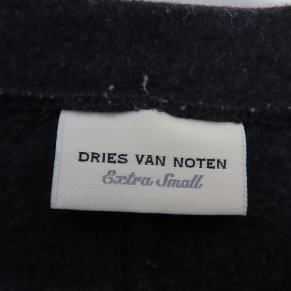 実際に弊社で買取させて頂いたDRIES VAN NOTEN/ドリスヴァンノッテン ウール半袖Vネックニット/XSの画像 2枚目
