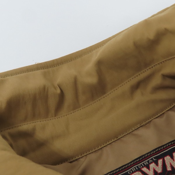 実際に弊社で買取させて頂いたSUGAR CANE/シュガーケーン レザーヨーク ウエスタン ダウンジャケット SC13926/Lの画像 6枚目