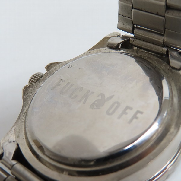 実際に弊社で買取させて頂いたCRIMIE/クライミー 時計 FUCK OFF TIME WRIST WATCHの画像 4枚目