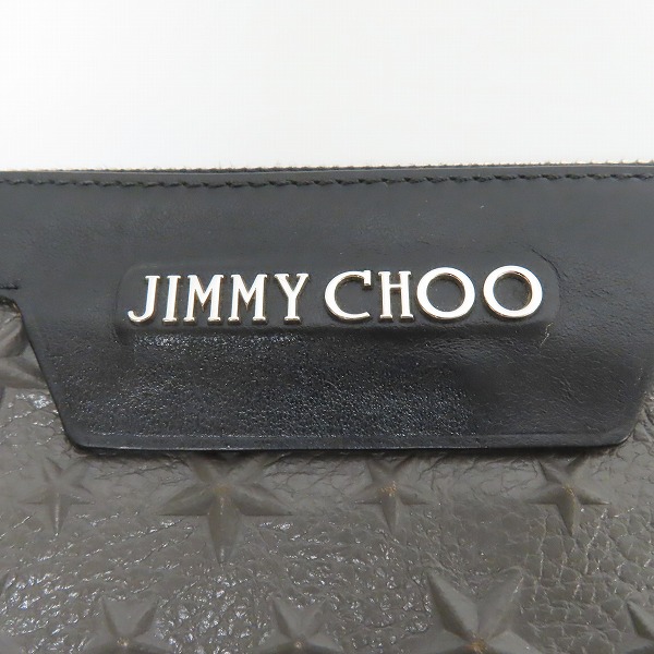 実際に弊社で買取させて頂いたJIMMY CHOO/ジミー チュウ DEREK/デレク スタースタッズ クラッチバッグの画像 3枚目
