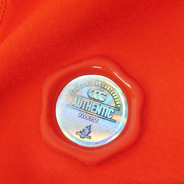 実際に弊社で買取させて頂いたCANTERBURY/カンタベリー SUNWOLVES/サンウルブズ レプリカホームジャージ ラグビーウェア/RG39090/3Lの画像 6枚目