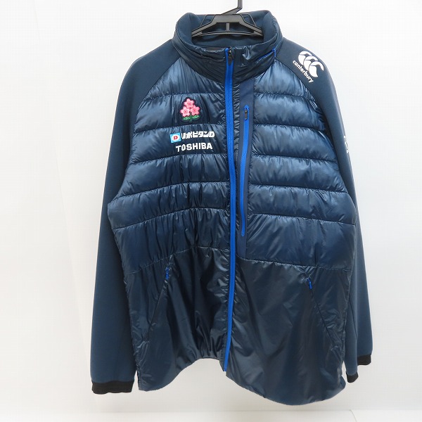 実際に弊社で買取させて頂いたCANTERBURY/カンタベリー ラグビー ワールドカップ 日本代表 クイーンズ インサレーション 中綿ジャケット/R78049JP/3L