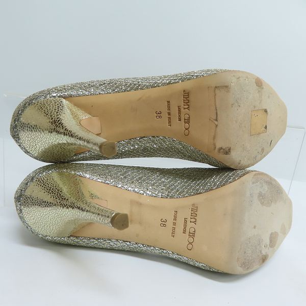 実際に弊社で買取させて頂いたJIMMY CHOO/ジミーチュウ パンプス ヒール 38の画像 2枚目