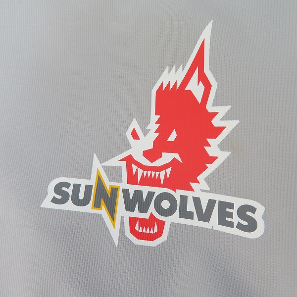 実際に弊社で買取させて頂いたCANTERBURY/カンタベリー SUNWOLVES/サンウルブズ ラグビー 長袖シャツ/R79019SR/4Lの画像 5枚目