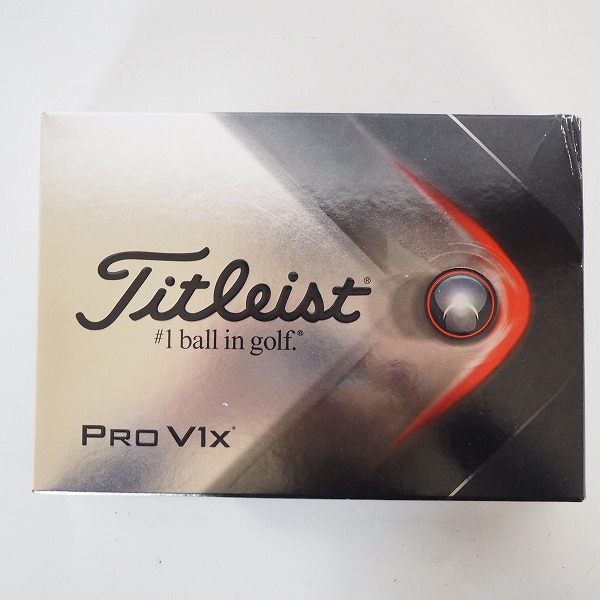 実際に弊社で買取させて頂いた【未使用】Titleist/タイトリスト PRO V1x ゴルフボール ホワイト 1ダース の画像 2枚目