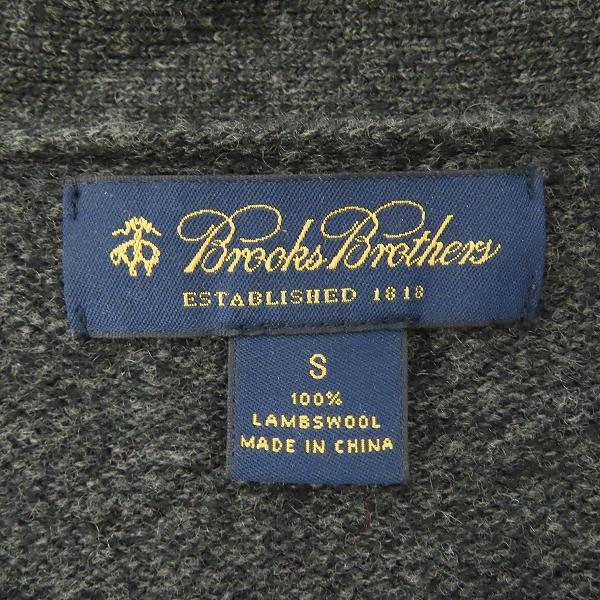 実際に弊社で買取させて頂いたBROOKS BROTHERS/ブルックスブラザーズ 千鳥格子柄 カーディガン/Sの画像 2枚目