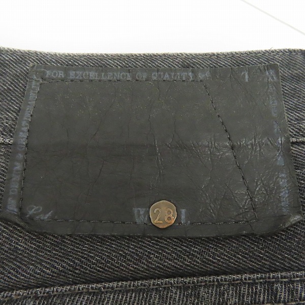 実際に弊社で買取させて頂いた【難有り】DIESEL BLACK GOLD/ディーゼルブラックゴールド ボタンフライ デニムパンツ W28の画像 3枚目