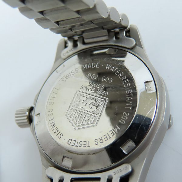 実際に弊社で買取させて頂いたTAG HEUER/タグホイヤー プロフェッショナル 腕時計 962.008の画像 4枚目