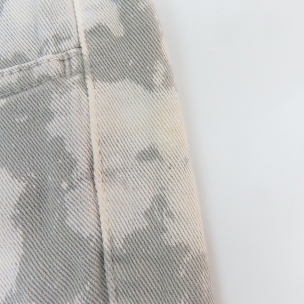 実際に弊社で買取させて頂いたMM6 Maison margiela/マルタンマルジェラ ブリーチ加工 スキニーパンツ S32LA0072 38の画像 7枚目