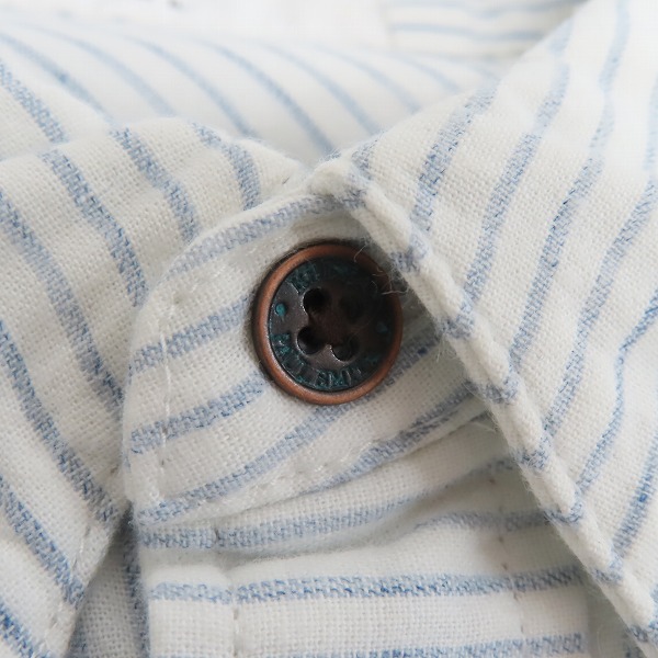 実際に弊社で買取させて頂いたPaul Smith/ポールスミス RED EAR/レッドイヤー ストライプ ボタンダウンシャツ 232052/XLの画像 5枚目