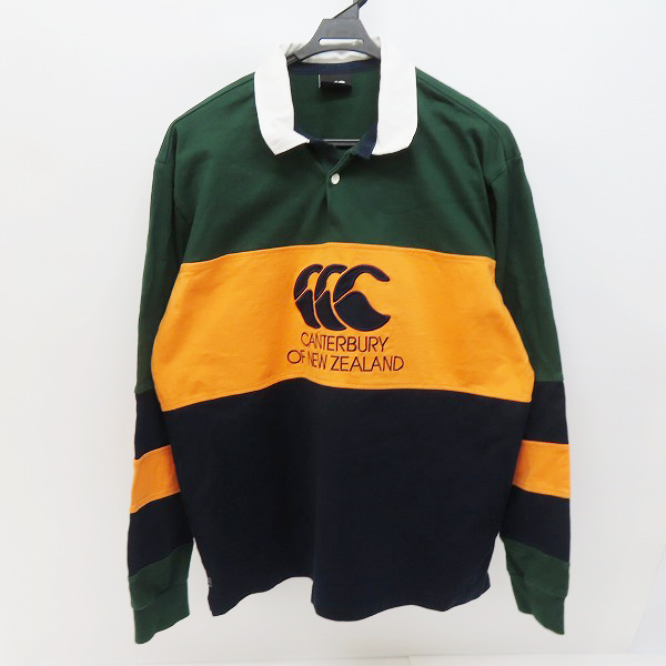 実際に弊社で買取させて頂いたCANTERBURY/カンタベリー 長袖 ラガーシャツ RA48903/3L
