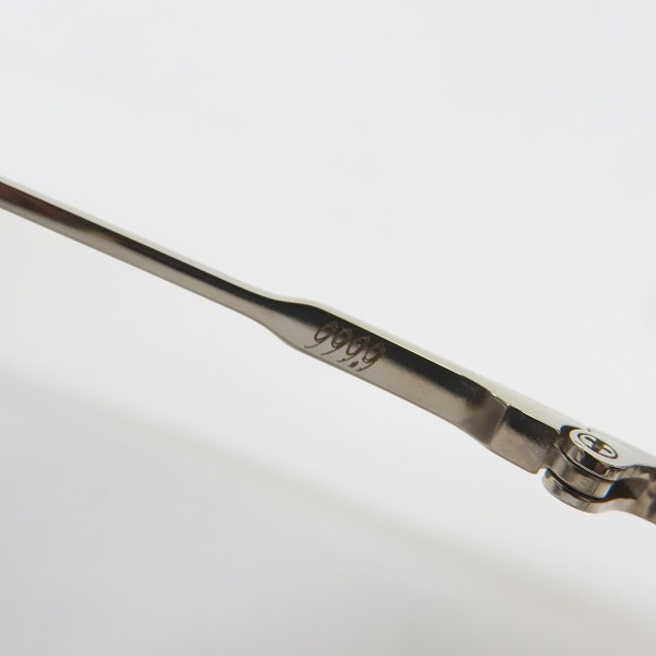 実際に弊社で買取させて頂いた999.9/フォーナインズ フルリム 眼鏡/メガネフレーム M-65 5202の画像 7枚目