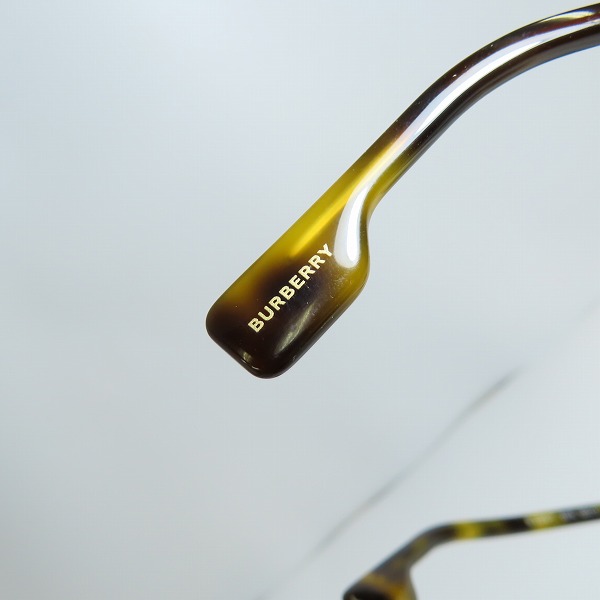 実際に弊社で買取させて頂いたBurberry/バーバリー サイドチェック メガネフレーム/アイウェア/B2338-Fの画像 7枚目