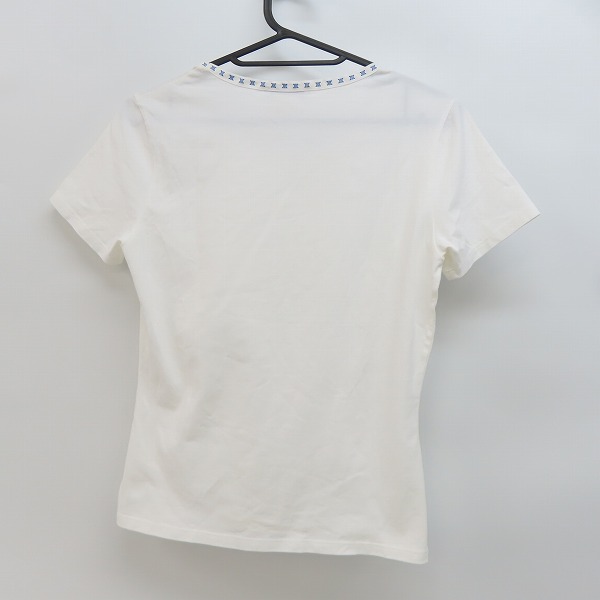 実際に弊社で買取させて頂いたCELINE/セリーヌ ロゴ刺繍Tシャツ/Mの画像 1枚目