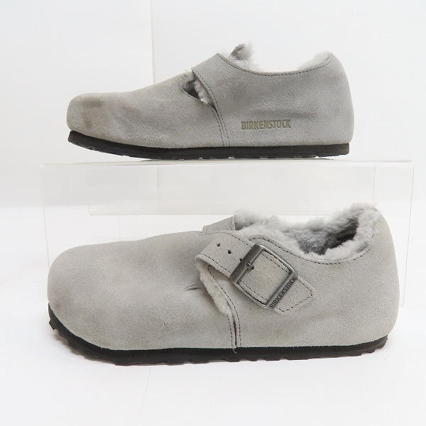 実際に弊社で買取させて頂いたBirkenstock/ビルケンシュトック ロンドン シアリング/ボアシューズ/グレー/37の画像 3枚目