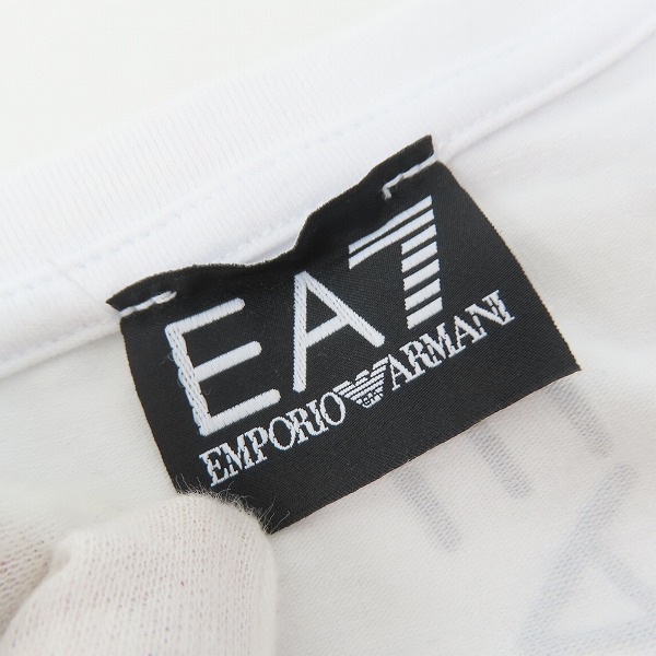 実際に弊社で買取させて頂いたEMPORIO ARMANI EA7/エンポリオアルマーニイーエーセブン ロゴプリント 半袖Tシャツ/XSの画像 2枚目