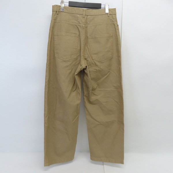 実際に弊社で買取させて頂いたMaison Martin Margiela/メゾンマルタンマルジェラ10 12AW ワイドバギーパンツ S30LA0055/46の画像 1枚目