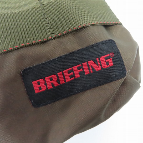 実際に弊社で買取させて頂いたBRIEFING/ブリーフィング SACOCHE S SL PACKABLE/サコッシュ S SL パッカブル ショルダーバッグ BRM182201の画像 5枚目