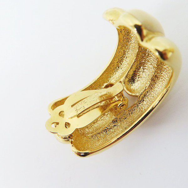 実際に弊社で買取させて頂いたGIVENCHY/ジバンシイ ラウンド型 イヤリング ゴールド系の画像 3枚目