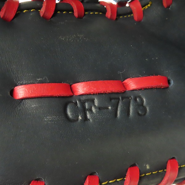 実際に弊社で買取させて頂いたHI-GOLD/ハイゴールド 軟式 右投げ 一塁手 ファーストミット CF-773の画像 4枚目
